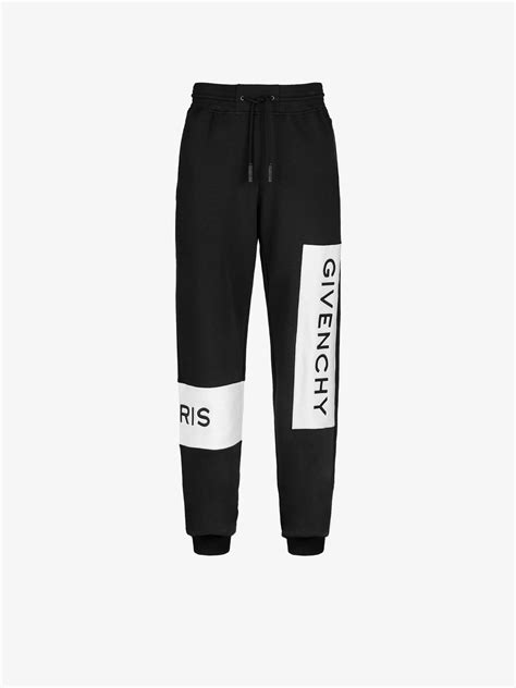 givenchy logo track pants replica|givenchy solid jogger trouser.